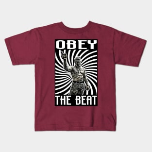 OG TECHNO VIKING - Obey The Beat Kids T-Shirt
